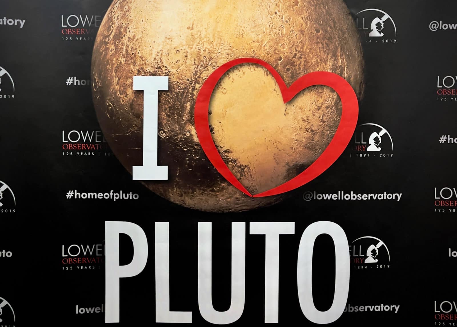 Capricorn Authentic Adventures whileStargazing Lowell Observatory I Love Pluto poster