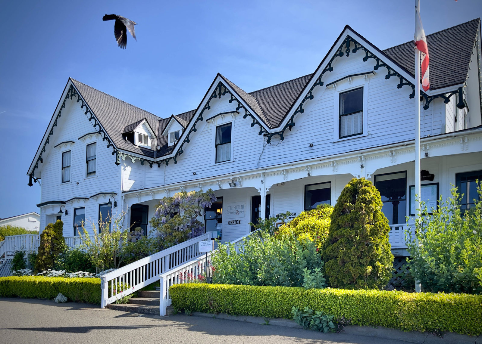 One of the inns in Mendocino County Little River Inn front e