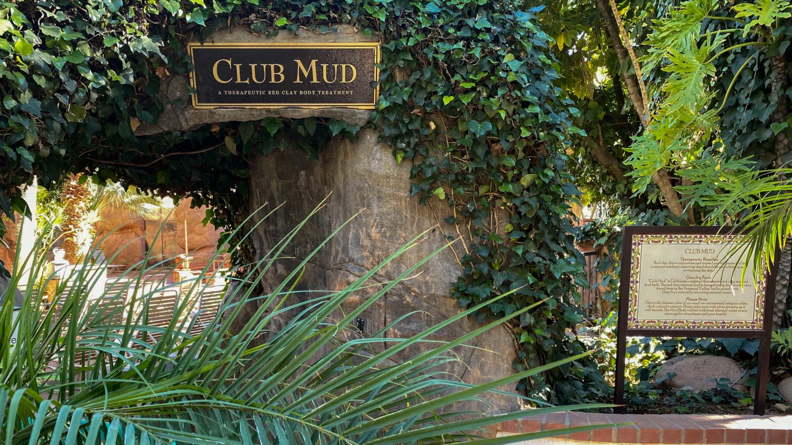 Glen Ivy Hot Springs Club Mud signs