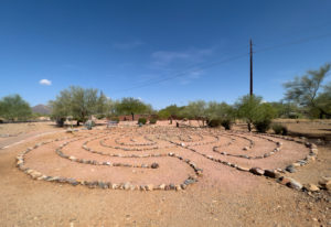 Labyrinth history and meaning in The Fountains Memorial Garden
