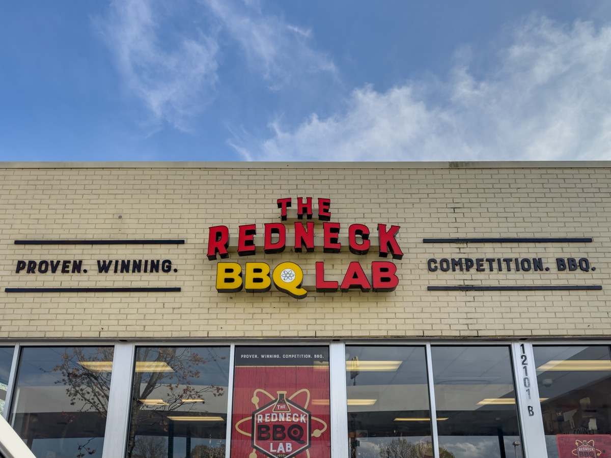 The Redneck BBQ Lab storefront in Benson, North Carolina
