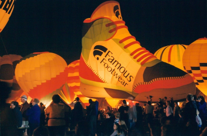 Balloon Glow over Albuquerque International Balloon Fiesta