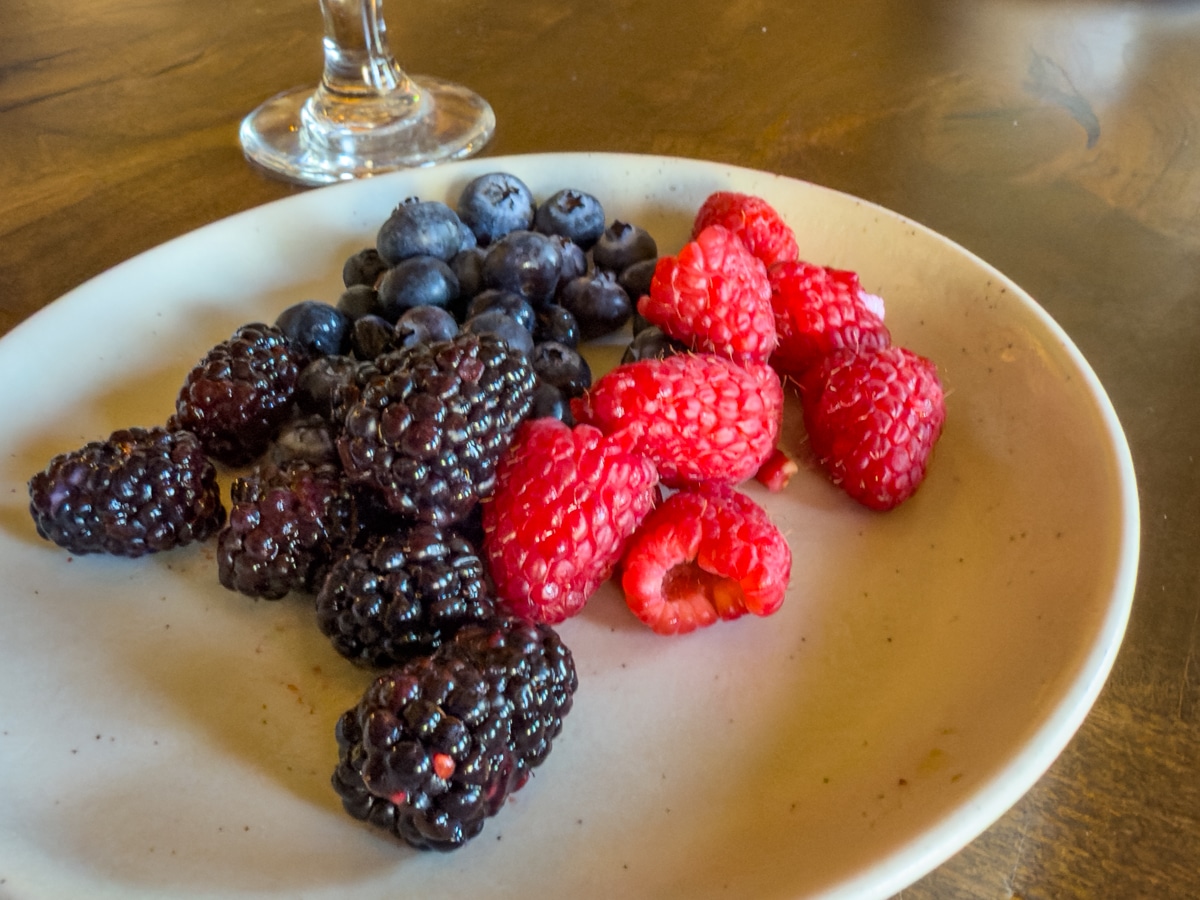 Chef Mac freshest fruit at the breakfast buffet at Tanque Verde Ranch