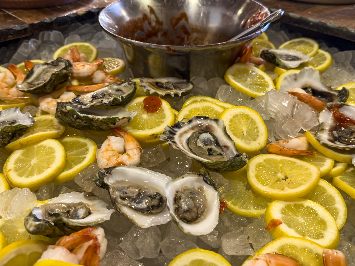 Chef Mac fresh oysters on the half shell at the Tanque Verde Ranch Sunday buffet