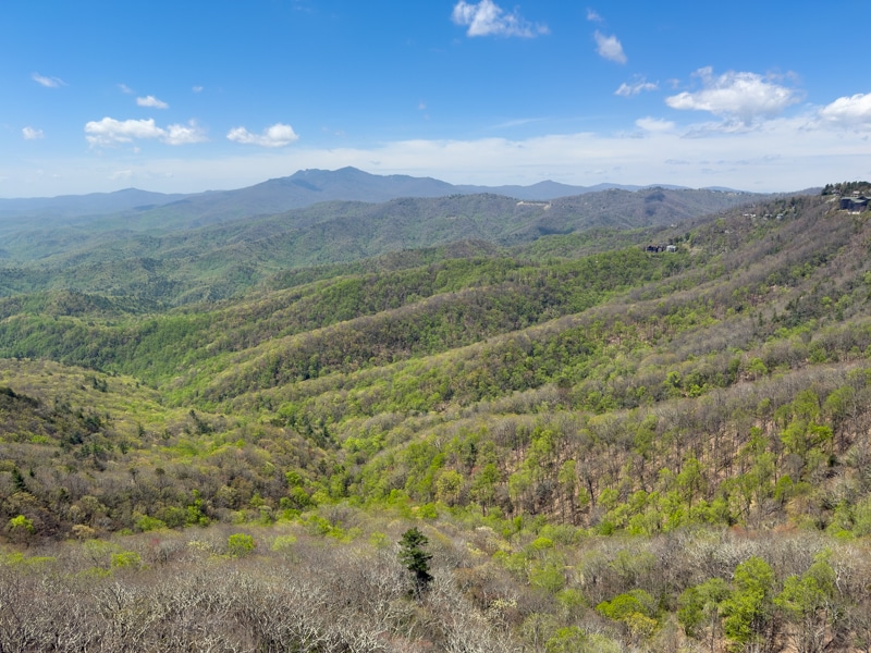 Western North Carolina Blue Ridge Mountains at Blowing Rock