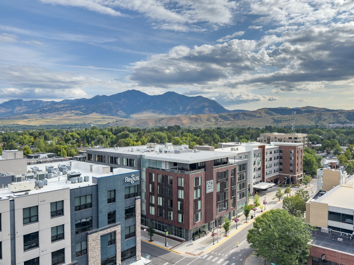 Bozeman over the rooftops