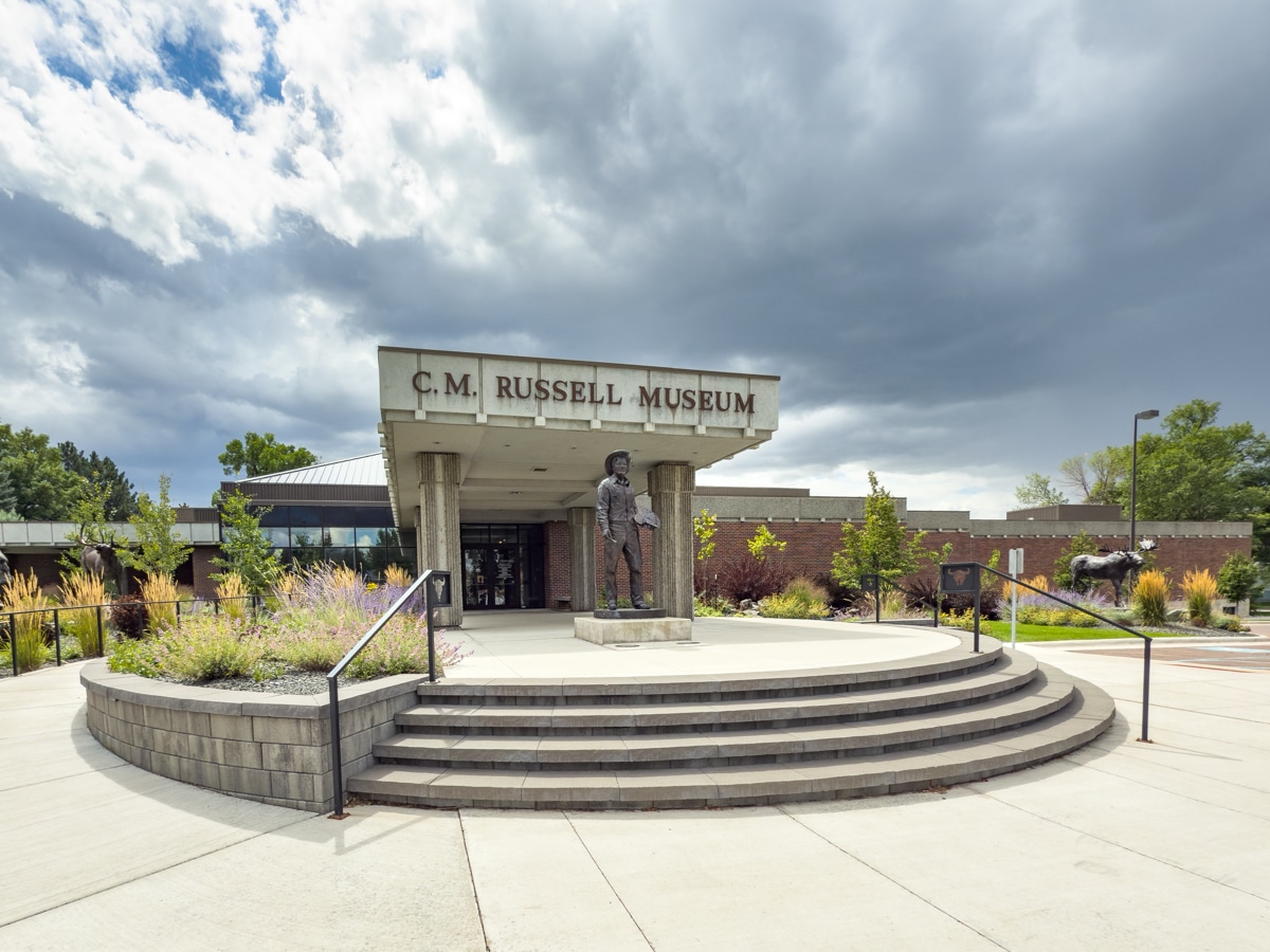 C.M. Russell Museum front entrance