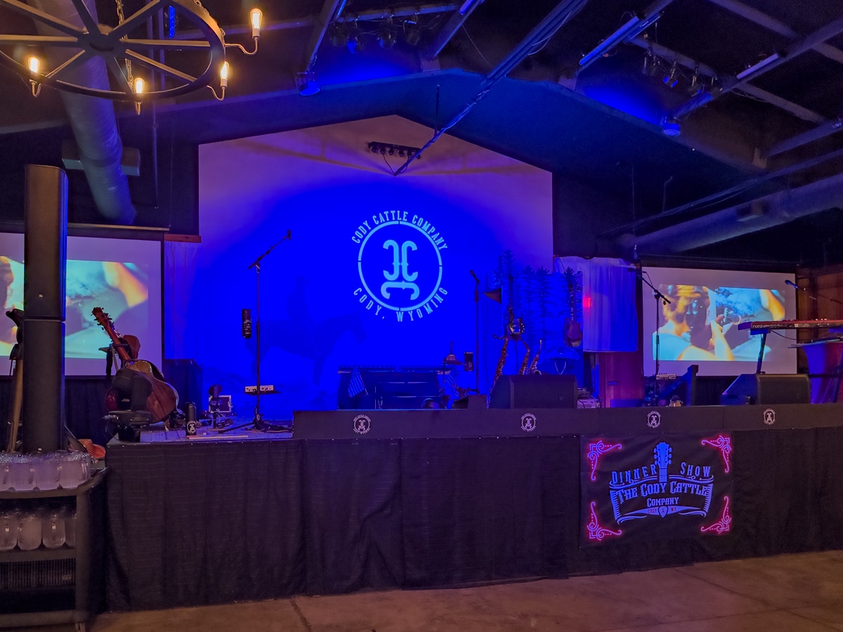Cody Cattle Company stage.