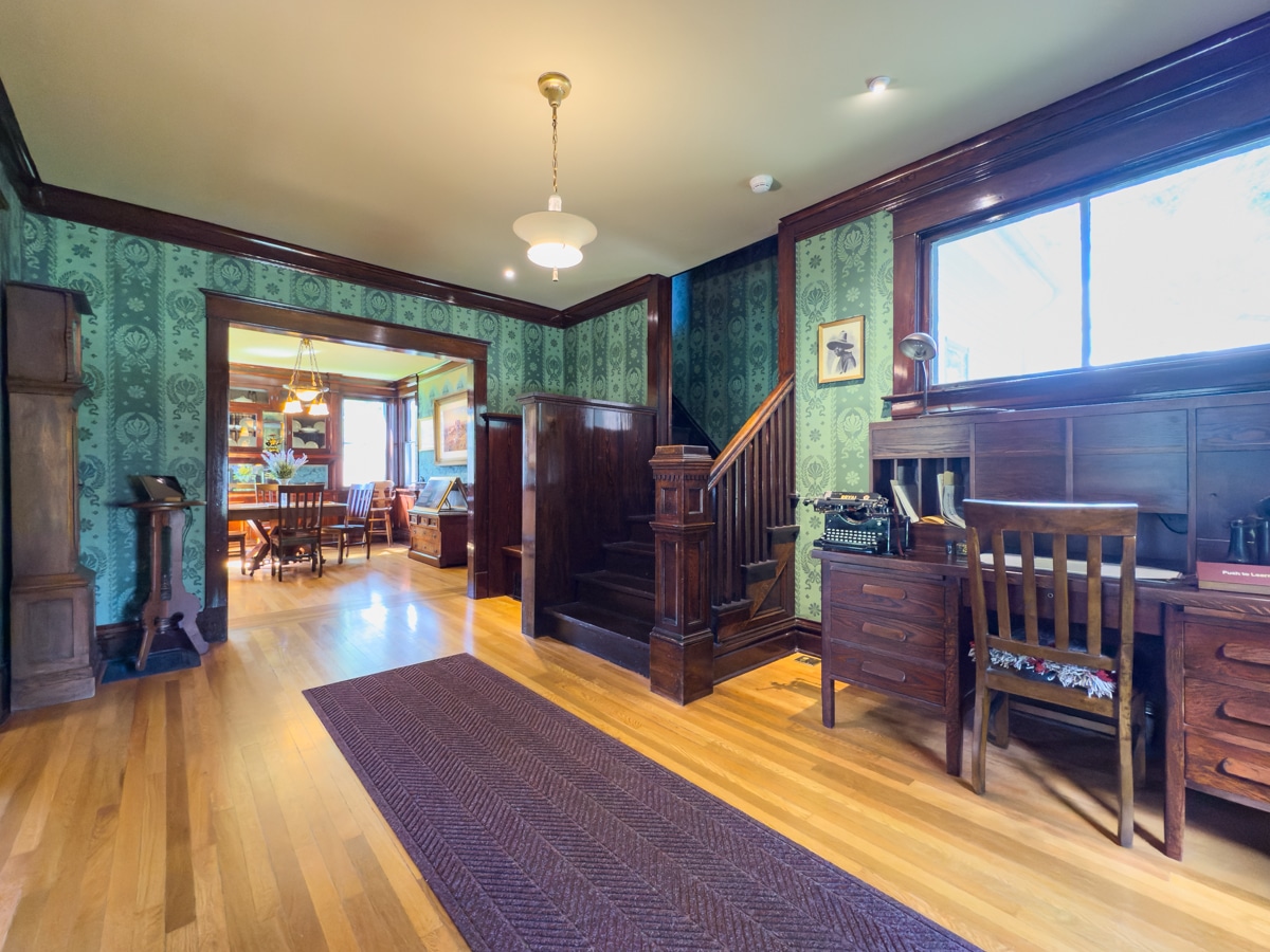 Interior of CM Russell original residence in Great Falls