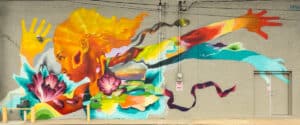Mural by Mat Sansing, 710 1st Avenue S., Great Falls