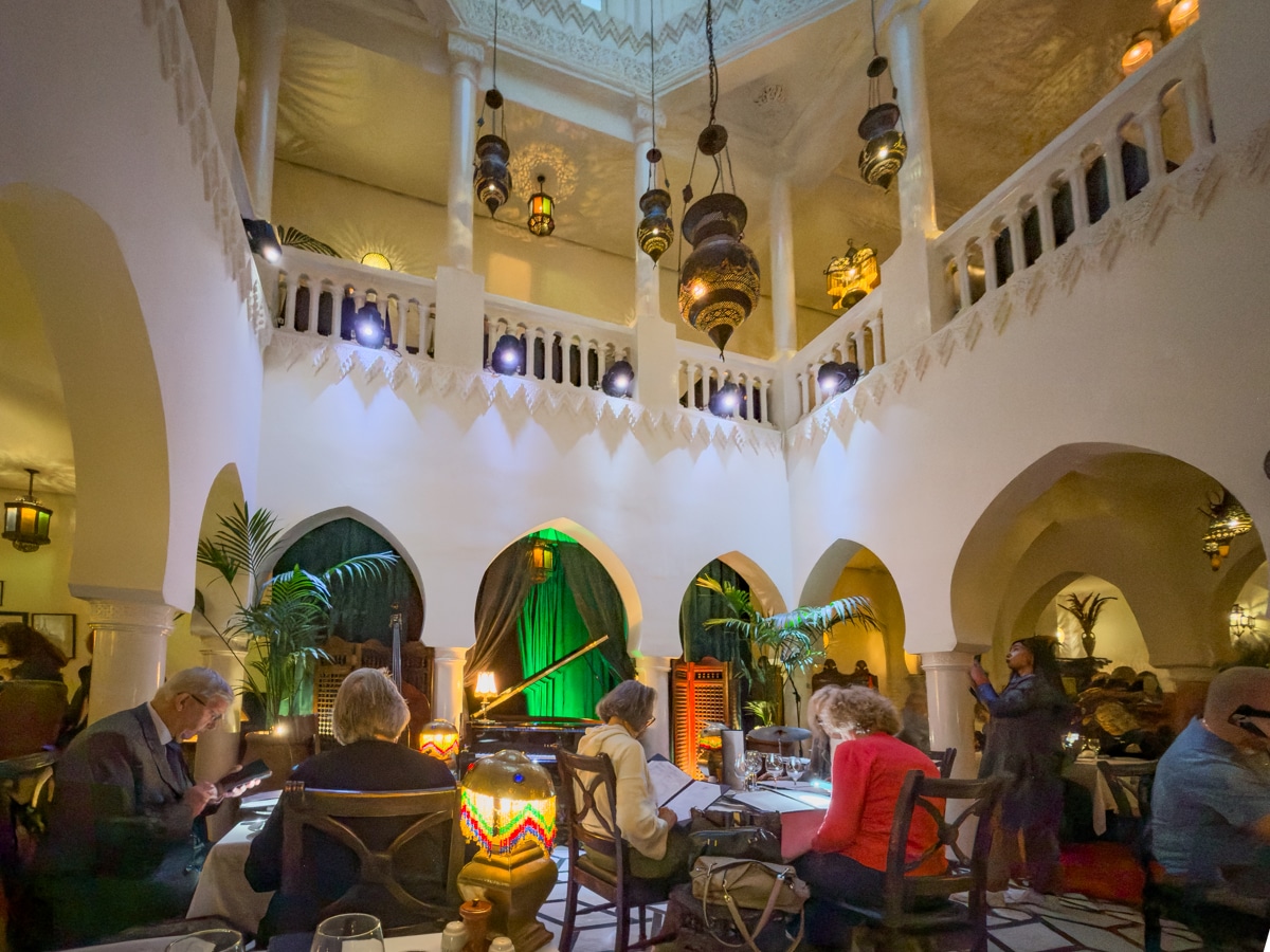 Rick's Café main dining room.