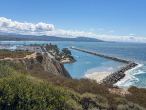 Dana Point Marina and the Pacific Ocean